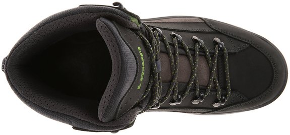 Trail boot, heel detail